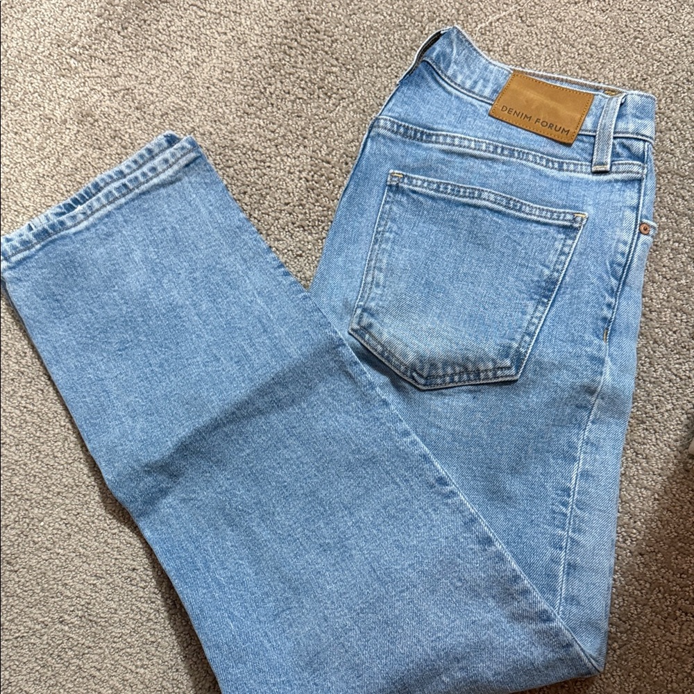Denim Forum Sky Blue Straight Men's Jeans